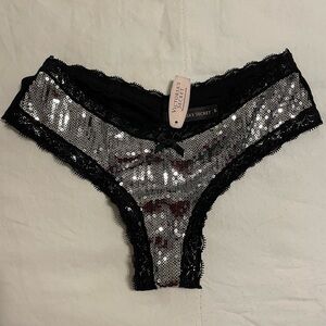 VS Silver Sequin Underwear
